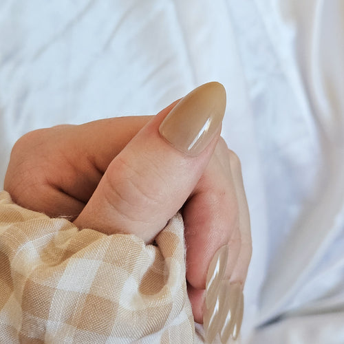 Cocoa Cream Press On Nails