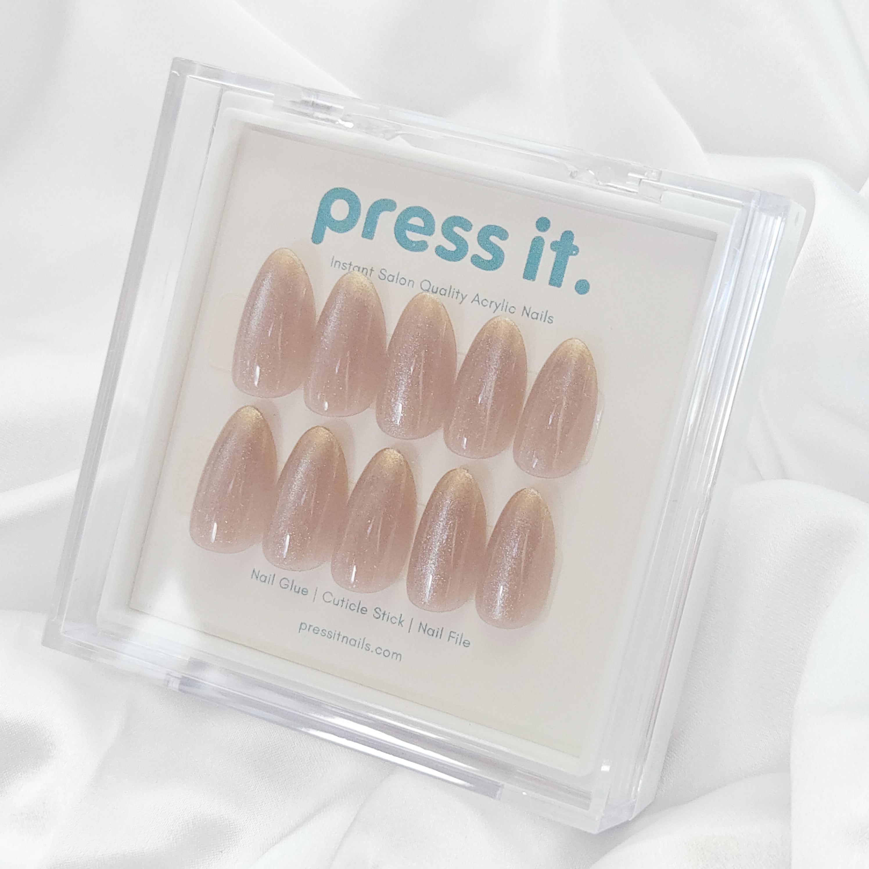 Golden Glow Press On Nails