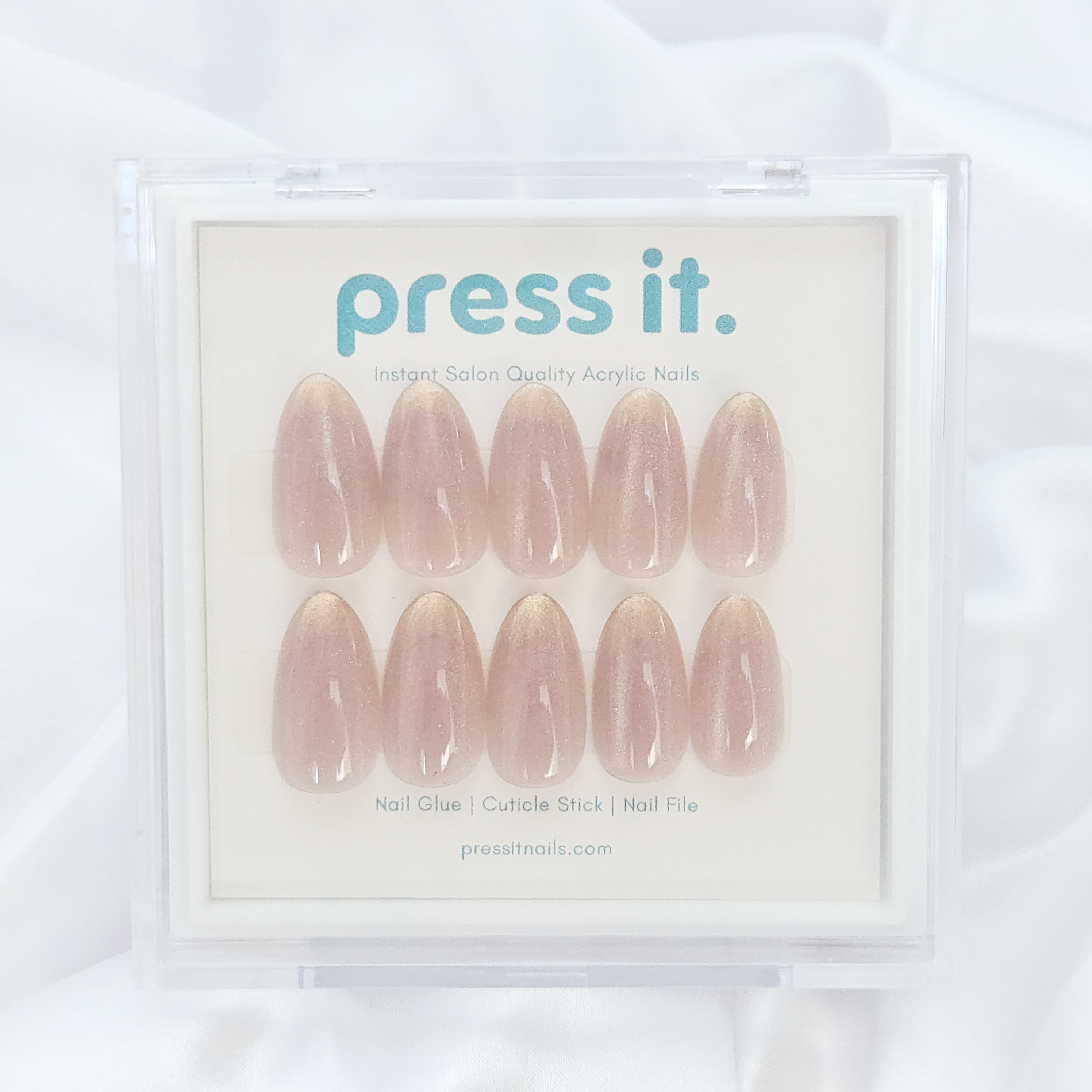 Golden Glow Press On Nails