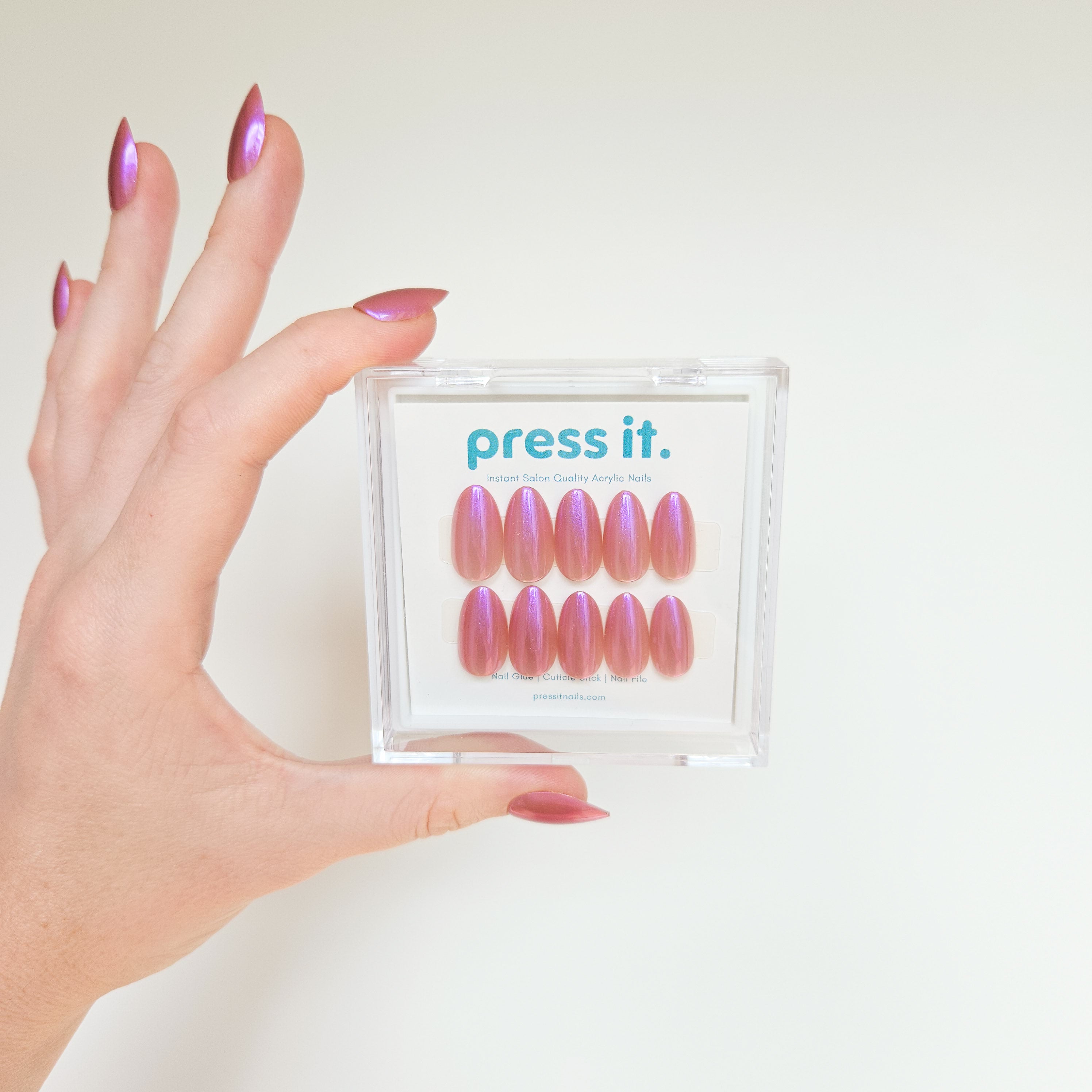 Mystic Magenta Press On Nails