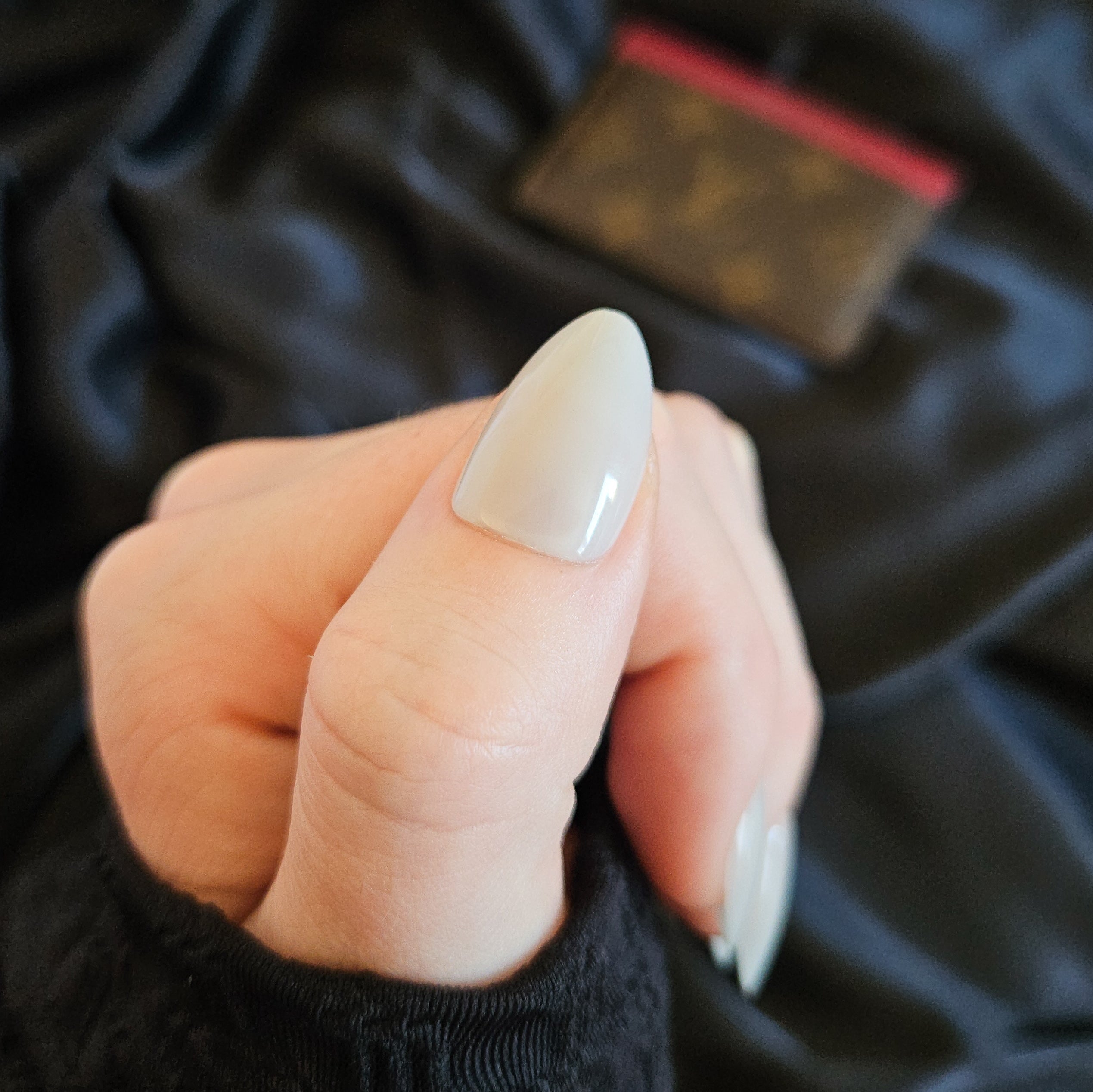 Silver Mist Press On Nails